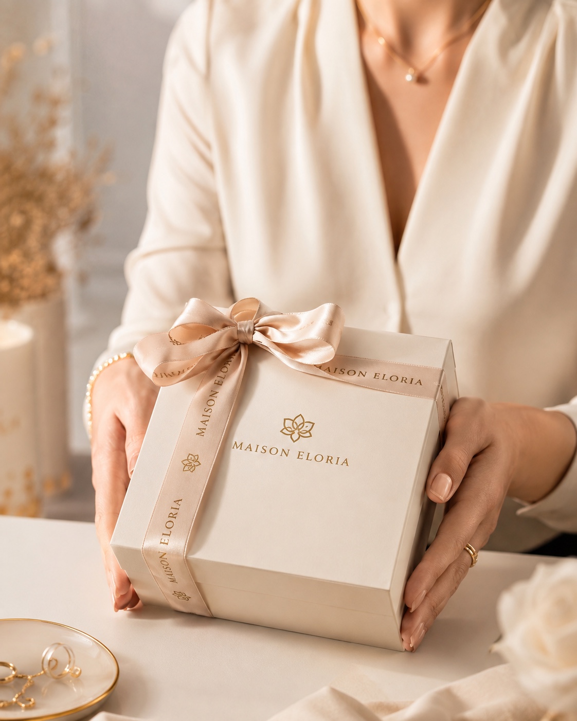 Gift-ready Maison Eloria packaging